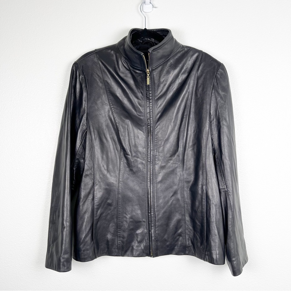Cole Haan Lambskin Jacket Sz XL